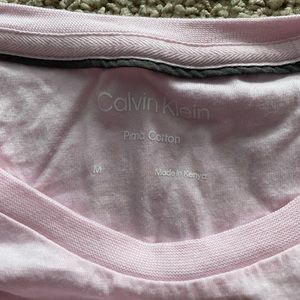 Calvin Klein mens pink t-shirt undershirt medium
